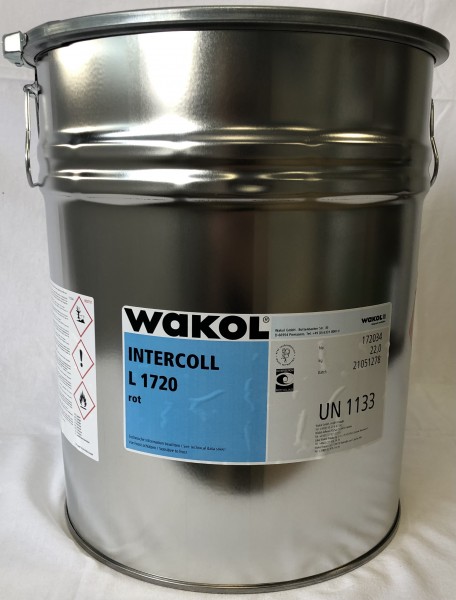 3x 22 kg Klebstoff - Wakol Intercoll L 1720 - rot