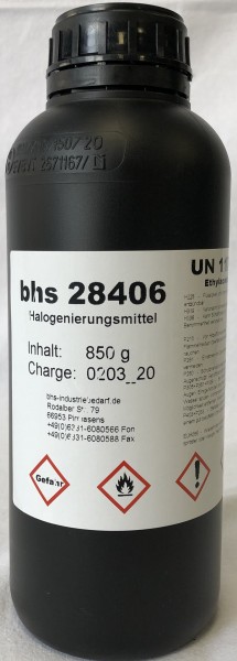 2x 1 L Halogeniermittel bhs 28406 - bläulich