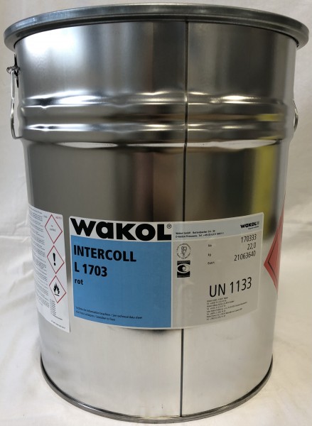 2x 22 kg Klebstoff - Wakol Intercoll L 1703 - rot