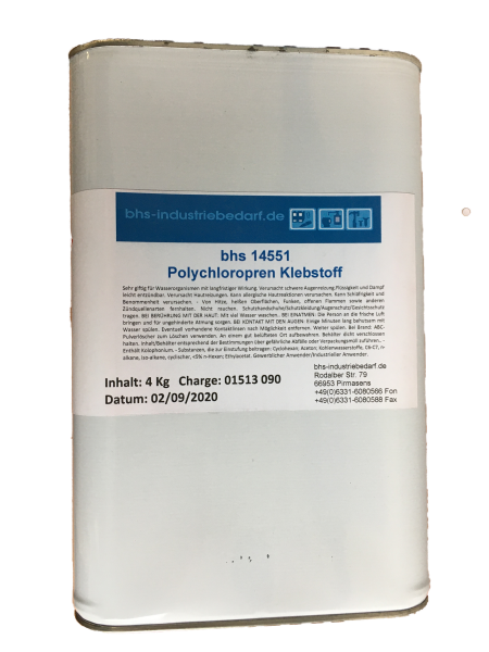 Polychloropren Klebstoff 4 kg